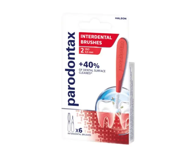 Parodontax INTERDENTAL BRUSHES 0,5 mm mezizubní kartáček velikost ISO 2 6 ks ADC