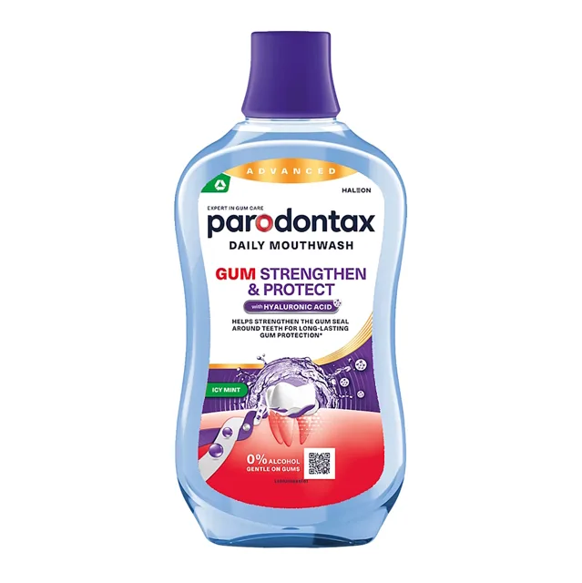 PARODONTAX Posílení a ochrana dásní icy mint ústní voda 500 ml
