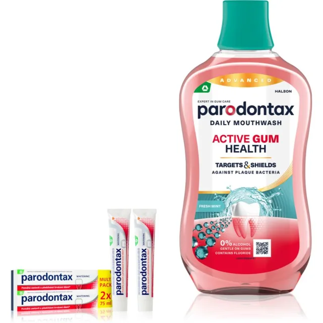 Parodontax Whitening & Acive Gum Health sada na zuby