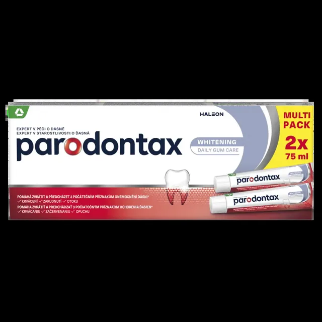 parodontax Zubní pasta Whitening 2x 75 ml 150 ml