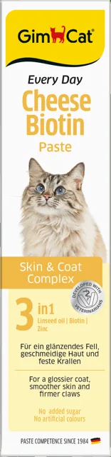 Pasta GimCat Kase-Paste Biotin 200 g