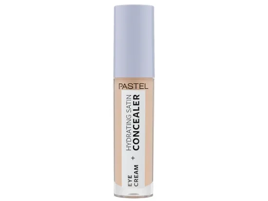 PASTEL 2v1 Hydrating Satin Concealer oční krém + korektor 62 Ivory 4,3 ml