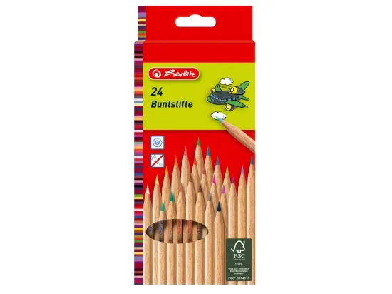 Pastelky přírodní 24 ks