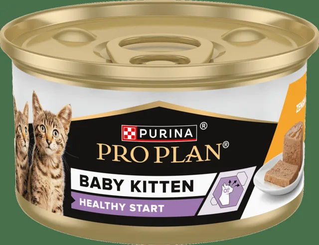 Paštika pro koťata Pro Plan Baby Kitten Healthy Start s kuřetem 85 g