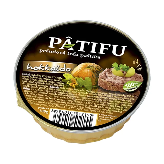 PATIFU Prémiová tofu paštika hokkaido 100 g