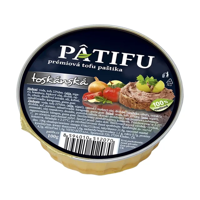 PATIFU Prémiová tofu paštika toskánská 100 g