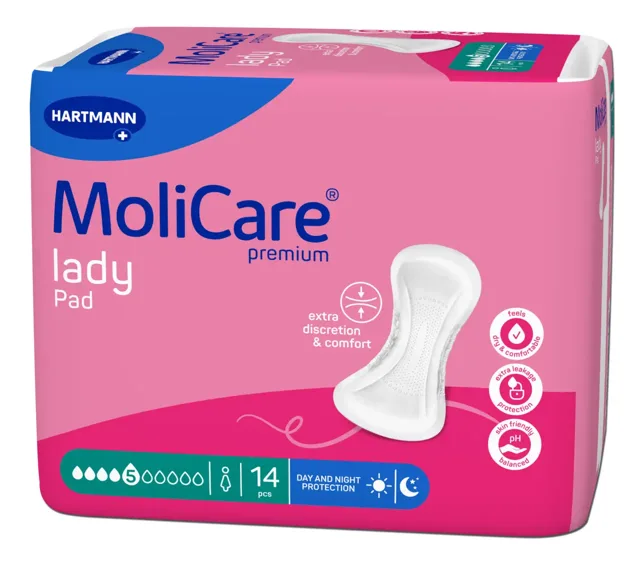 Paul Hartmann MoliCare lady inkontinenční vložky 5 kapek 14 ks