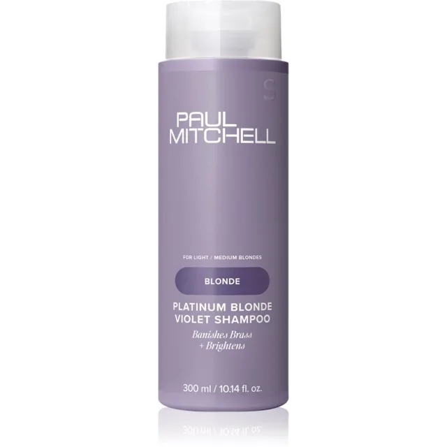 Paul Mitchell Blonde Platinum Blonde Violet Shampoo fialový šampon pro blond a šedivé vlasy 300 ml