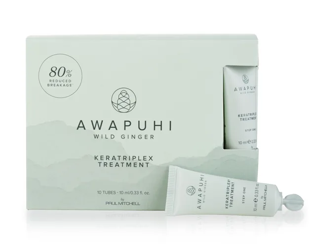 Paul Mitchell Keratinová kúra pro poškozené vlasy Awapuhi Wild Ginger (Keratriplex Treatment) 10 x 10 ml