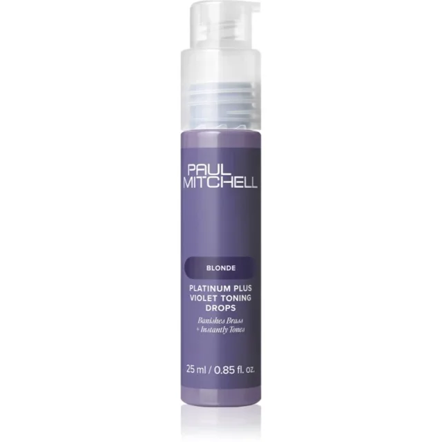 Paul Mitchell Platinum Plus Violet Toning Drops kapky neutralizující žluté tóny 25 ml