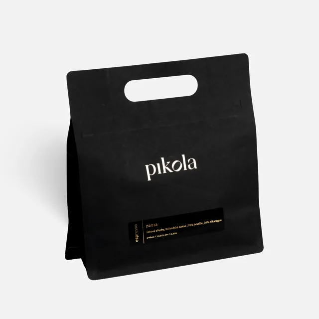 Pauza espresso blend 250 g  výběrové zrnkové kávy z pražírny Pikola