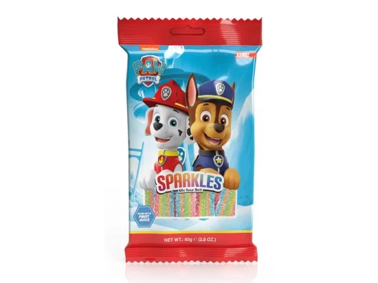 Paw Patrol kyselé ovocné pásky 80 g