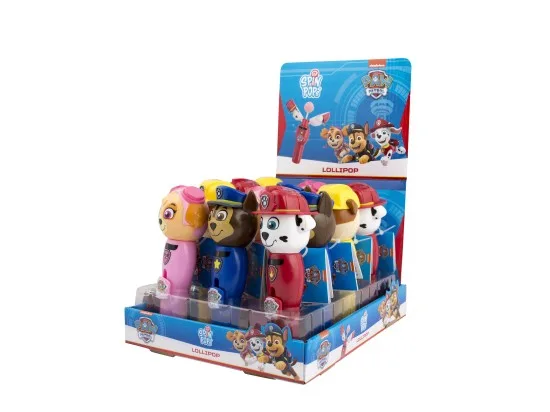Paw Patrol Spin Pop - hračka s lízátkem - mix variant 8 g