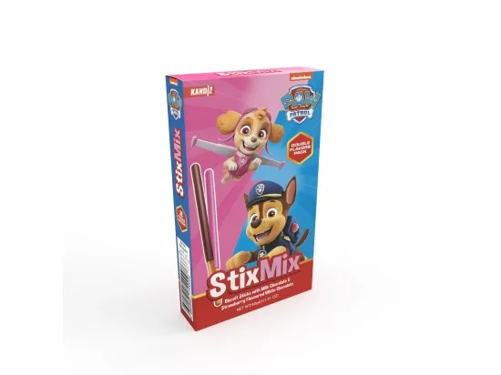 Paw Patrol StixMix tyčinky v mléčné čokoládě 40 g