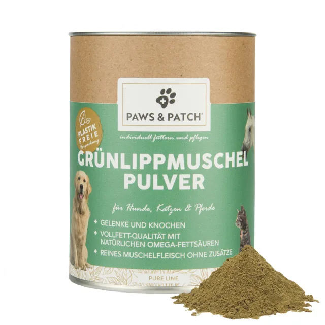 PAWS & PATCH Green Lipped Mussel Powder Prášek z mušle zelenoústé - 250 g