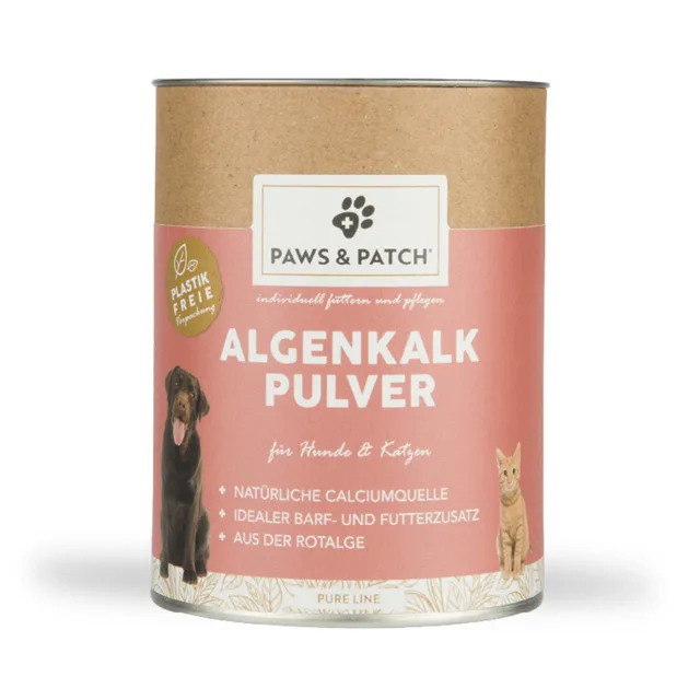PAWS & PATCH práškový vápník z řas - 250 g