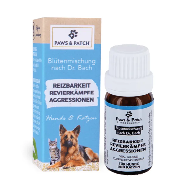 PAWS & PATCH Temper Issues Aggression - Flower Essence Blends - 10 g