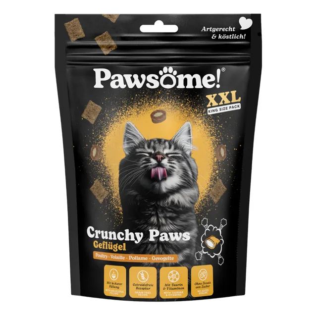 Pawsome křupavé tlapky - Výhodné balení: Drůbeží (3 x 150 g)