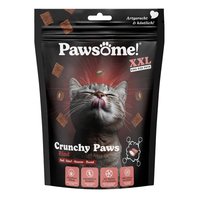 Pawsome křupavé tlapky - Výhodné balení: Hovězí (3 x 150 g)