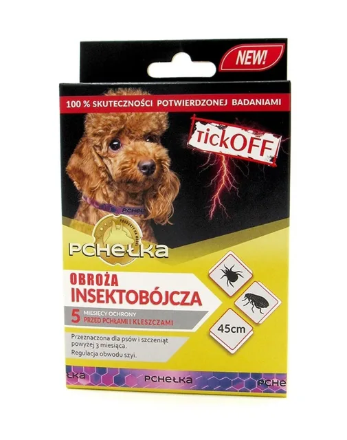 PCHEŁKA Obroża insektobójcza dla psa 45 cm