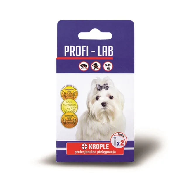 PCHEŁKA Profi-Lab Pečující kapky pro psy o hmotnosti 5 - 15 kg 2 x 1,5ml
