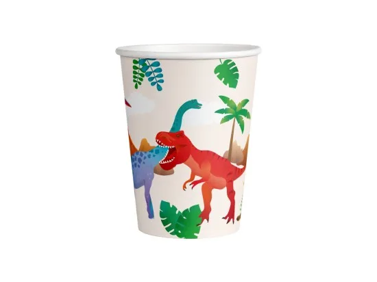 PD Party kelímky dinosaurus/piráti 8 ks