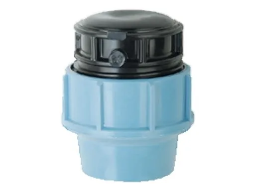PE Víčko koncové 63mm, svěrná spojka na polyetylen