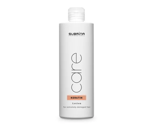 Péče pro extrémně poškozené vlasy Subrina Professional Care Keratin Lotion - 480 ml (060272) + dárek zdarma