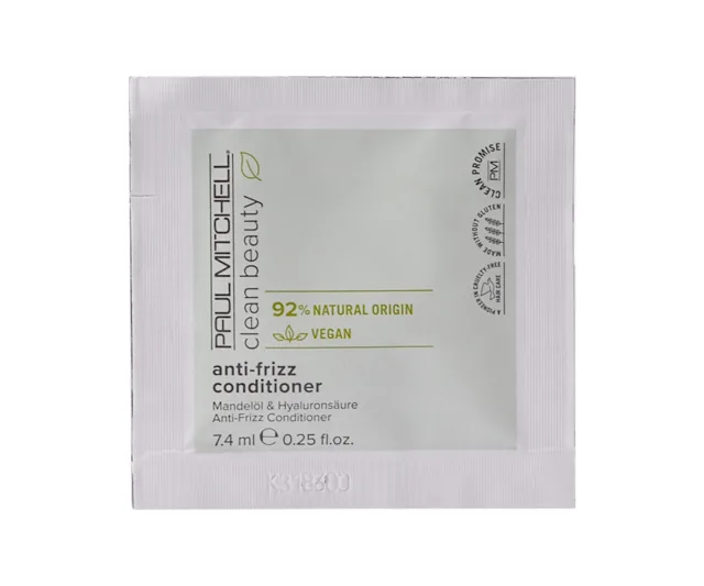 Péče pro krepaté a nepoddajné vlasy Paul Mitchell Clean Beauty Anti-Frizz Conditioner - 7,4 ml