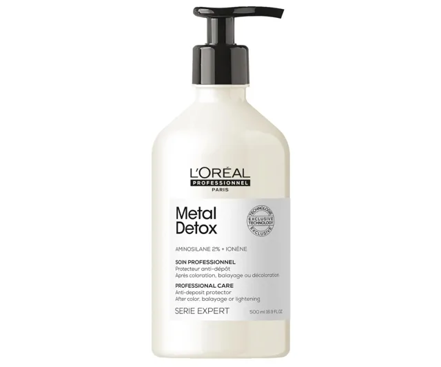 Péče pro vlasy po barvení, balayage a zesvětlování Loréal Professionnel Serie Expert Metal Detox - 500 ml - L’Oréal Professionnel + dárek zdarma