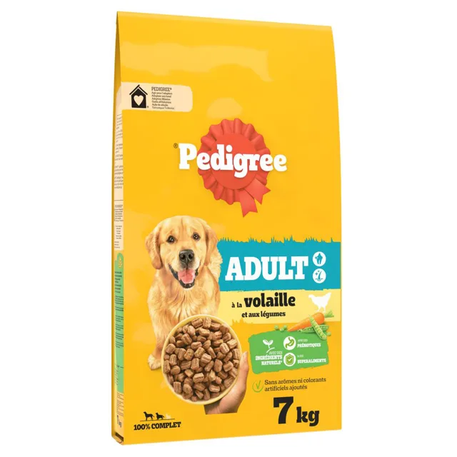 Pedigree Adult drůbeží a zelenina - 7 kg