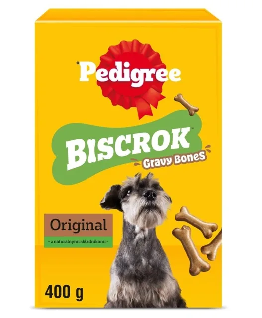 PEDIGREE Biscrok Gravy Bones 400g sušenky pro psy
