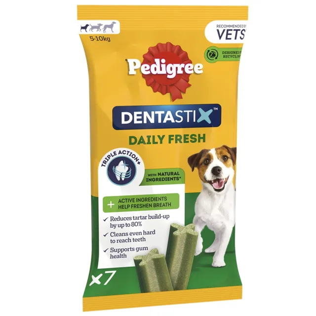 Pedigree Dentastix Fresh každodenní svěžest - 7 ks Small - pro malé psy