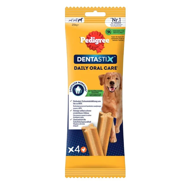 Pedigree Dentastix každodenní péče o zuby - Small, 28 ks (440 g)  - pro mladé a malé psy (5-10 kg)