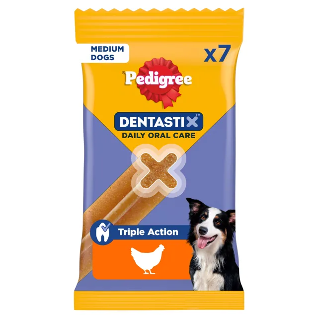 Pedigree Dentastix pro psy středních plemen (10-25 kg) - pamlsek pro psy středních plemen 7 ks