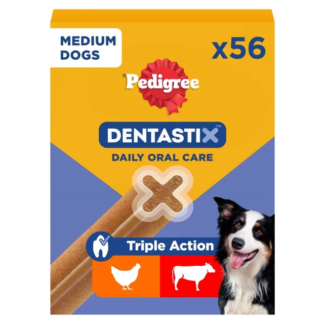 PEDIGREE Dentastix středně rasy 8 x180 g