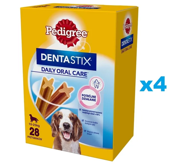 PEDIGREE DentaStix (střední plemena) zubní pamlsek pro psy 112 ks - 16x180g