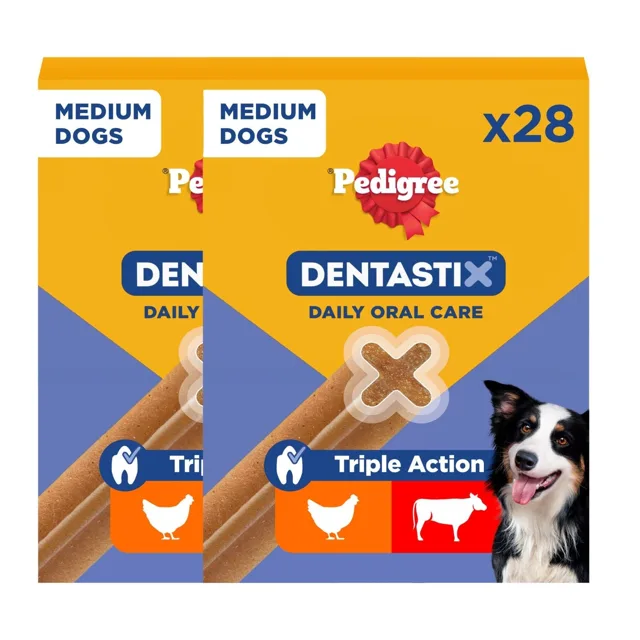 PEDIGREE DentaStix (střední plemena) zubní pamlsek pro psy  52x4x180g