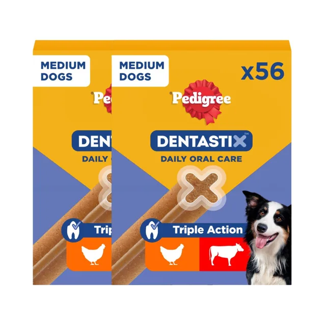 PEDIGREE DentaStix (střední plemena) zubní pamlsky pro psy 112 ks 2 x 8x180g