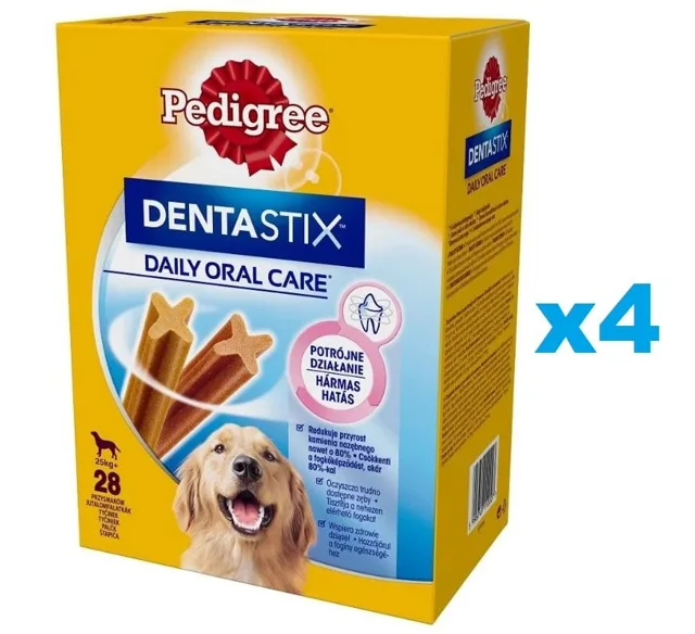 PEDIGREE DentaStix (velká plemena) zubní pamlsek pro psy 112 ks - 16x270g