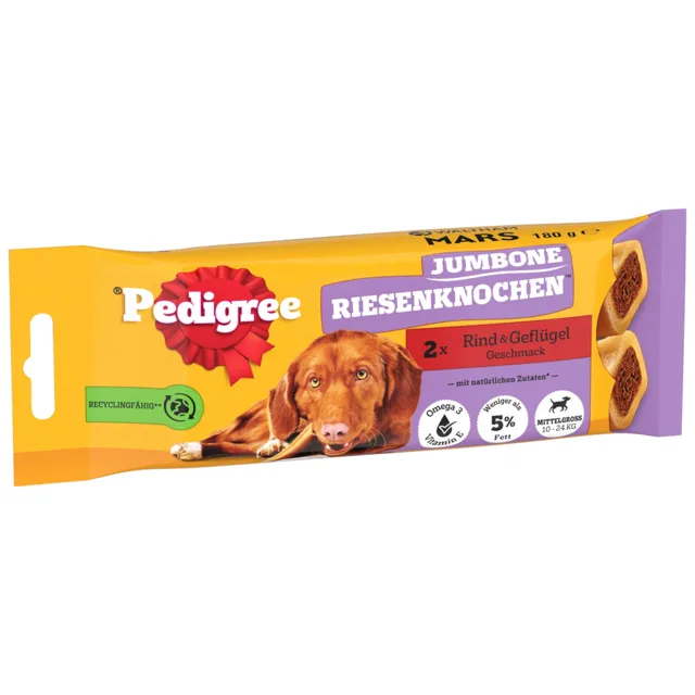 Pedigree Jumbone - hovězí - medium 180 g  (2 kusy)