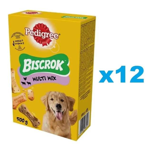 PEDIGREE Multi Mix Biscrok pamlsek pro psy 12x500 g