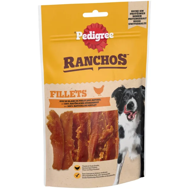 Pedigree Ranchos Fillets - výhodné balení: kuře 7 x 70 g