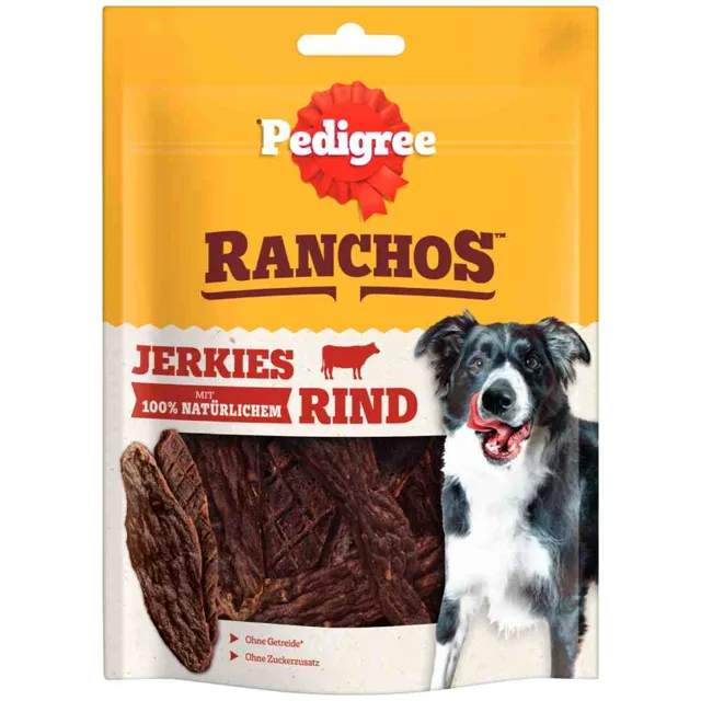 Pedigree Ranchos Jerkies pamlsky pro psy 70 g - výhodné balení: 7 x kuřecí