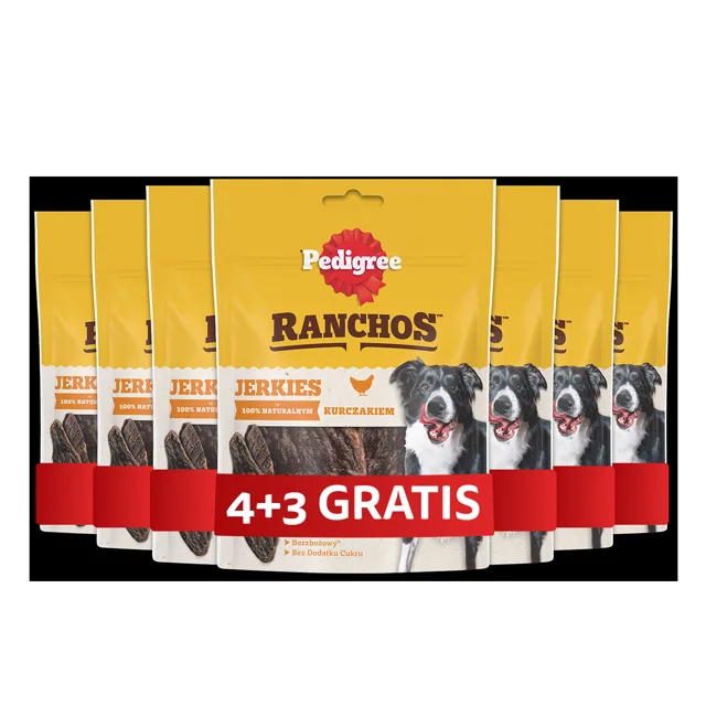 PEDIGREE Ranchos Originals 7 x 70g psí pamlsky s kuřecím masem 4+3 ZDARMA