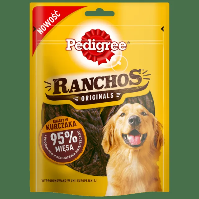 Pedigree Ranchos Originals - krmivo pro psy s 95% masa, bohaté na kuřecí maso 70 g