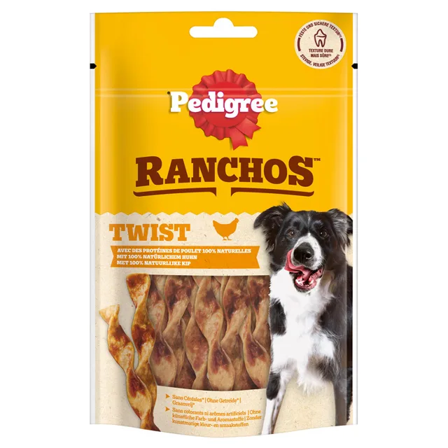 Pedigree Ranchos Twists - kuřecí 60 g