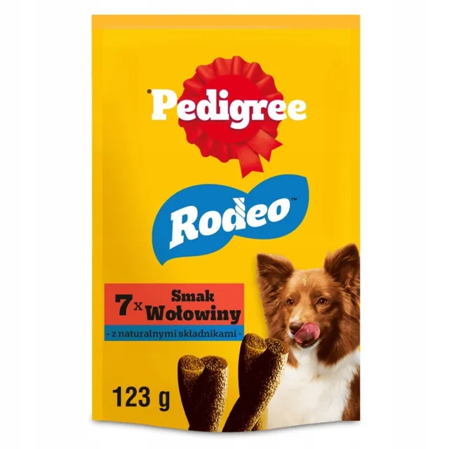 PEDIGREE Rodeo Beef 70 g tyčinky s chutí hovězího masa pro psy