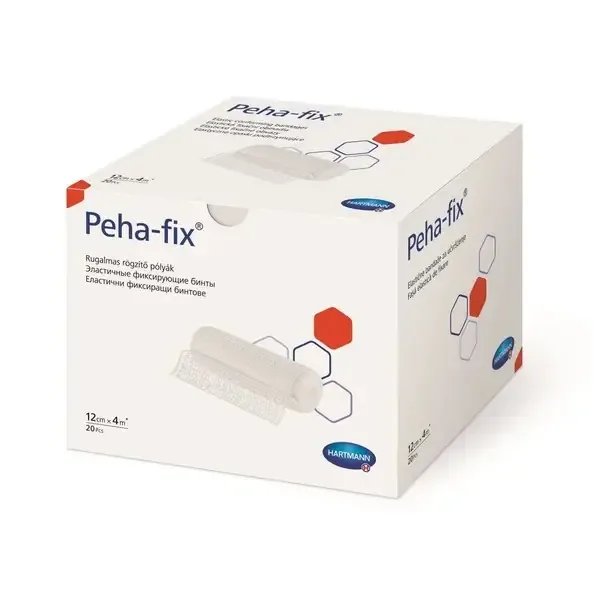 Peha Fix 12 cm x 4 m obinadlo elastické fixační 20 ks