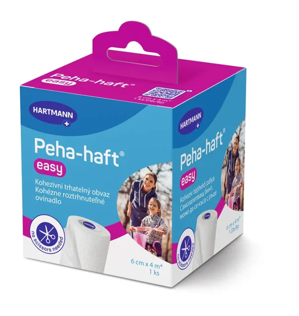 Peha-haft easy kohezivní trhat. obvaz 6 cm x 4 m 1 ks